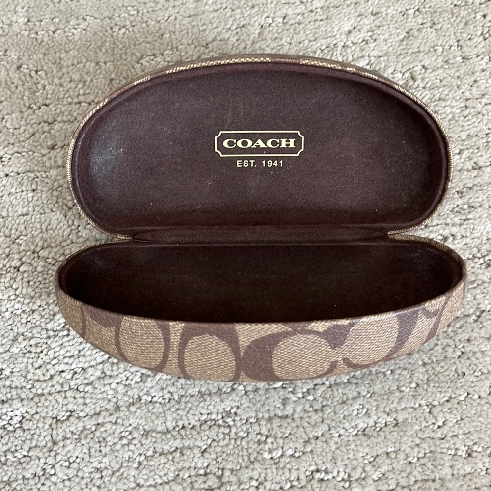 Coach glasses case like new